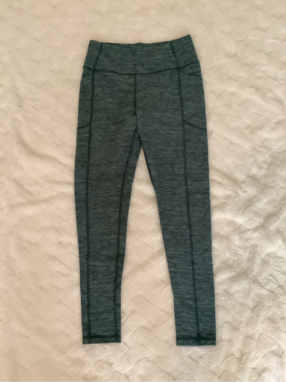 Victoria's Secret Teal Heathered Yoga Leggings